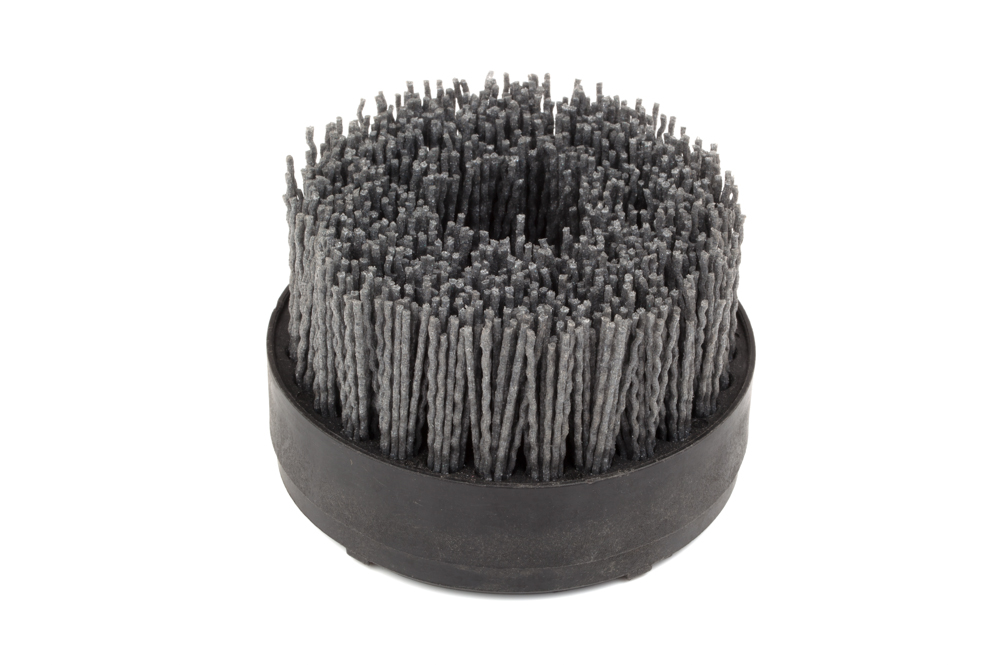 ANTIQUE ROUND BRUSH 100mm GRIT 80 M14 RESINED