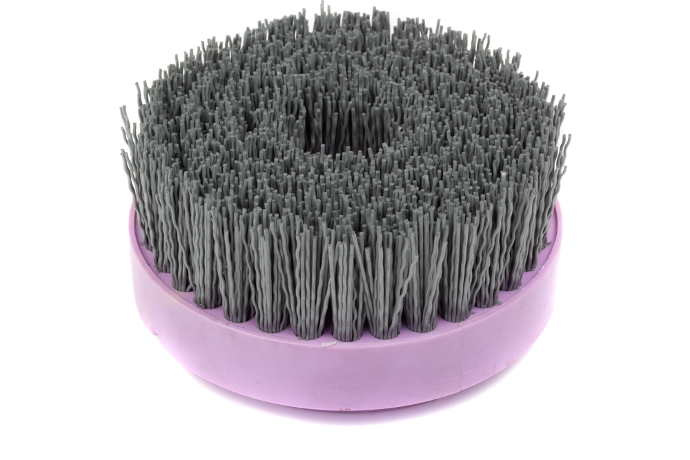 ANTIQUE ROUND BRUSH 120mm GRIT 500 M14 RESINED
